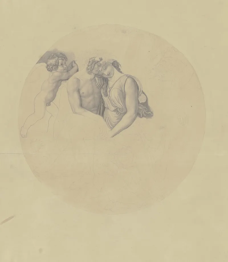 Die Hochzeit Von Peleus Und Thetis by Eugen Eduard Schäffer - Canvas Print