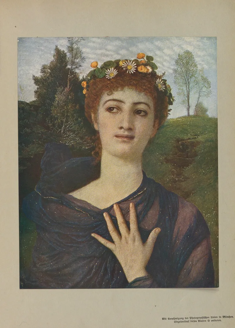 Die Hochzeitsreise by Arnold Böcklin - Canvas Print