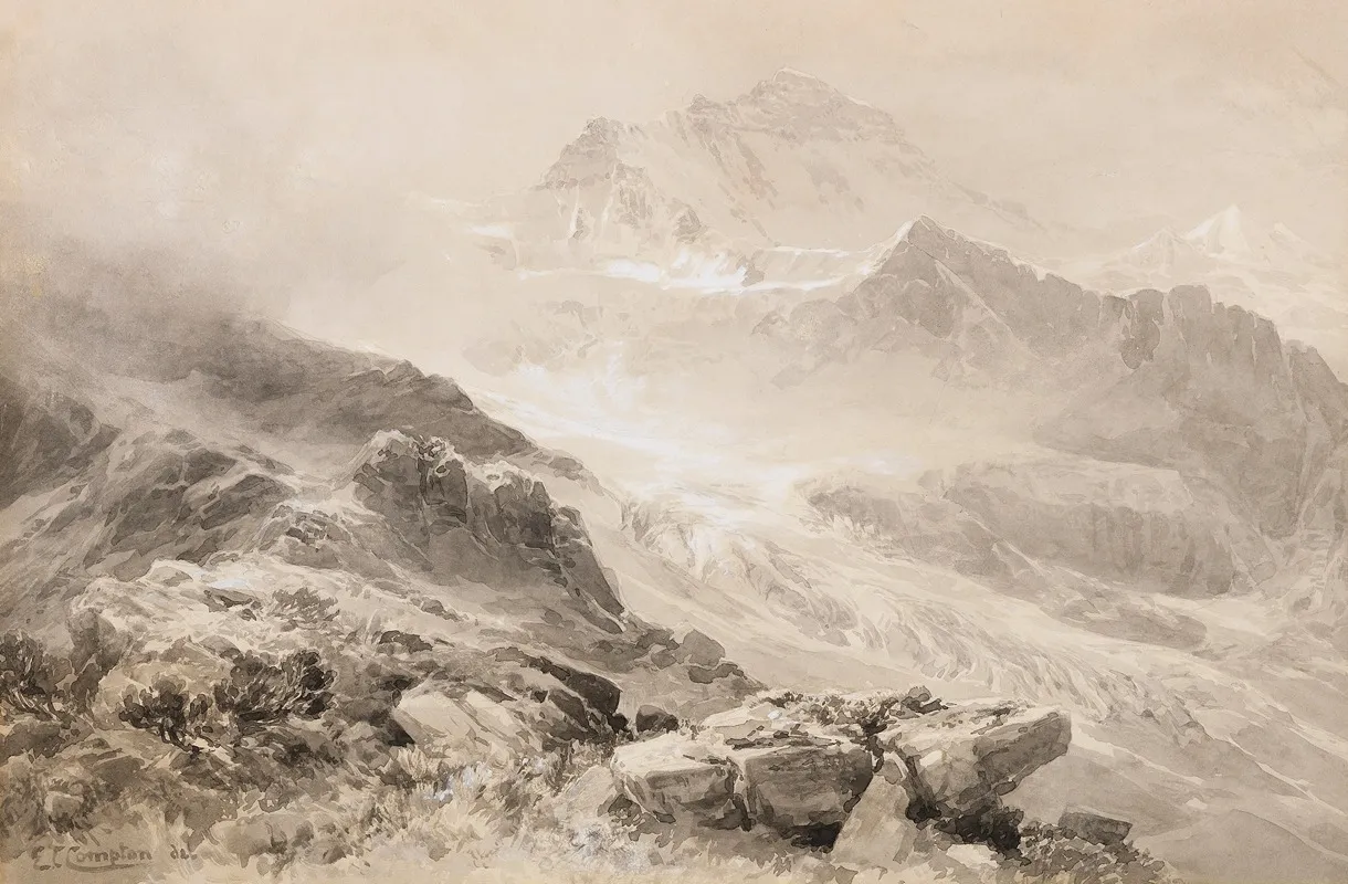 Die Jungfrau by Edward Theodore Compton - Canvas Print