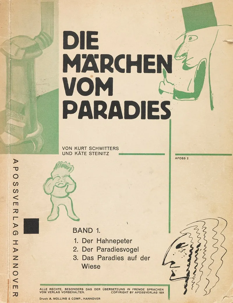 Die Marchen Vom Paradies 2 by Kurt Schwitters - Canvas Print