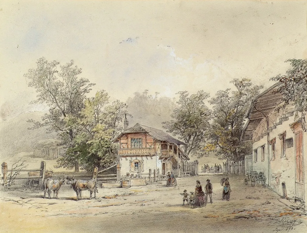 Die Meierei In Der Vorderbruhl Bei Wien