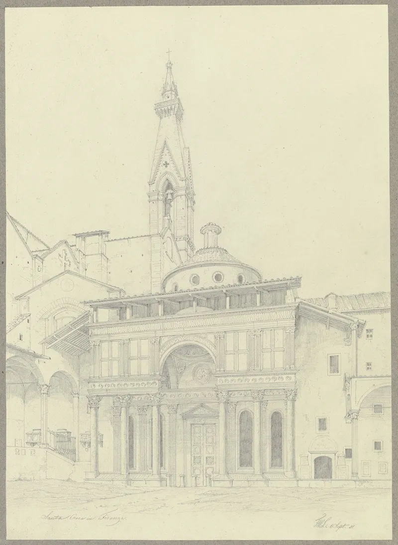 Die Pazzi Kapelle Bei Santa Croce In Florenz