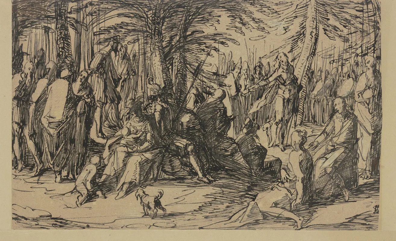 Die Predigt Johannes Des Taufers Im Walde