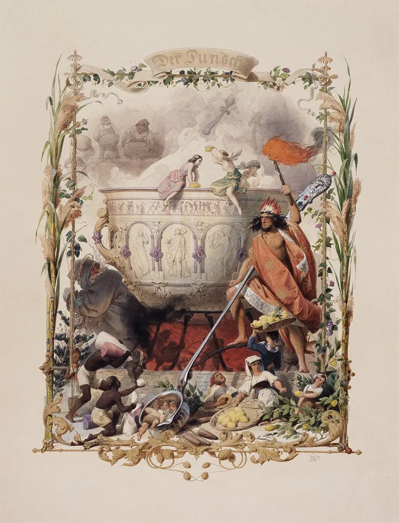 Die Vier Hauptgetranke Punsch