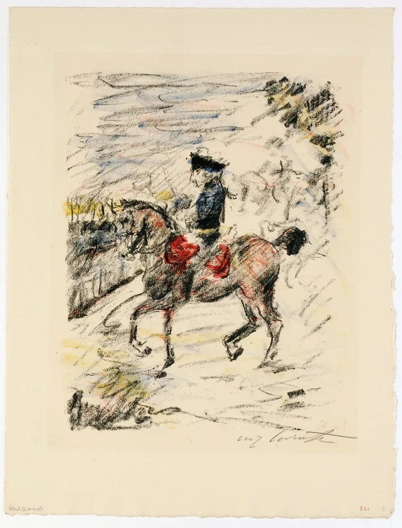 Die Wachtparade by Lovis Corinth - Canvas Print