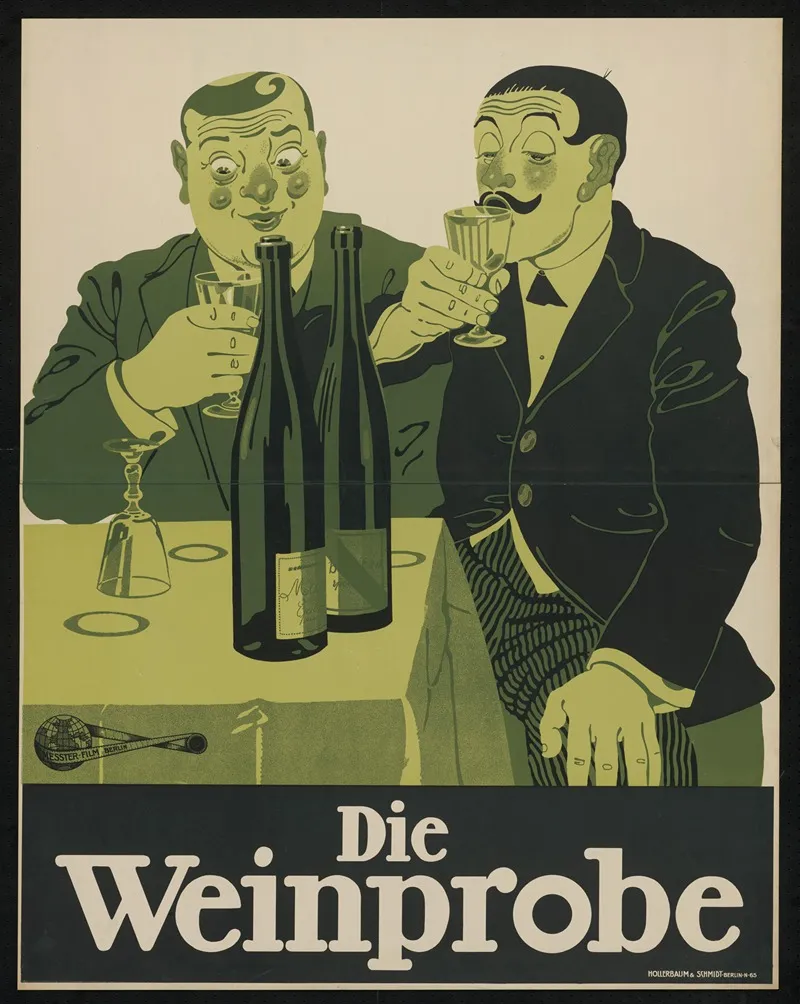 Die Weinprobe 2 by Julius Klinger - Canvas Print