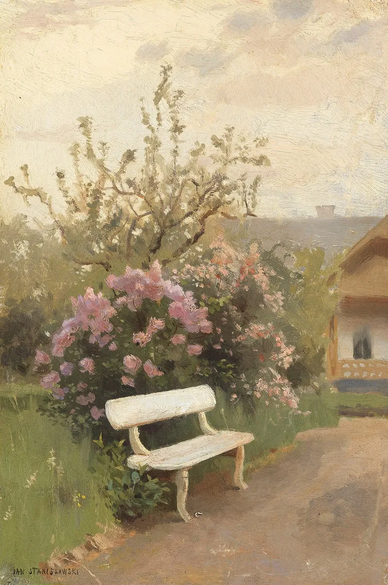 Die Weise Gartenbank