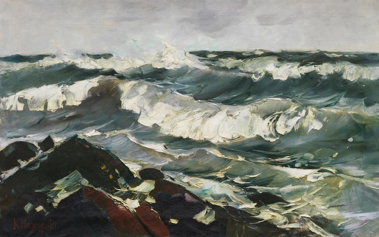 Die Welle Bewegte See