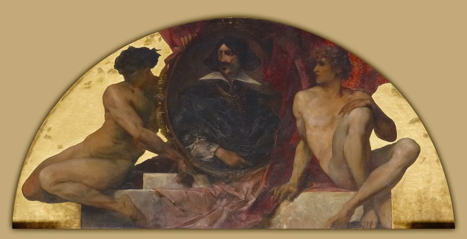 Diego Velazquez by Hans Makart - Canvas Print