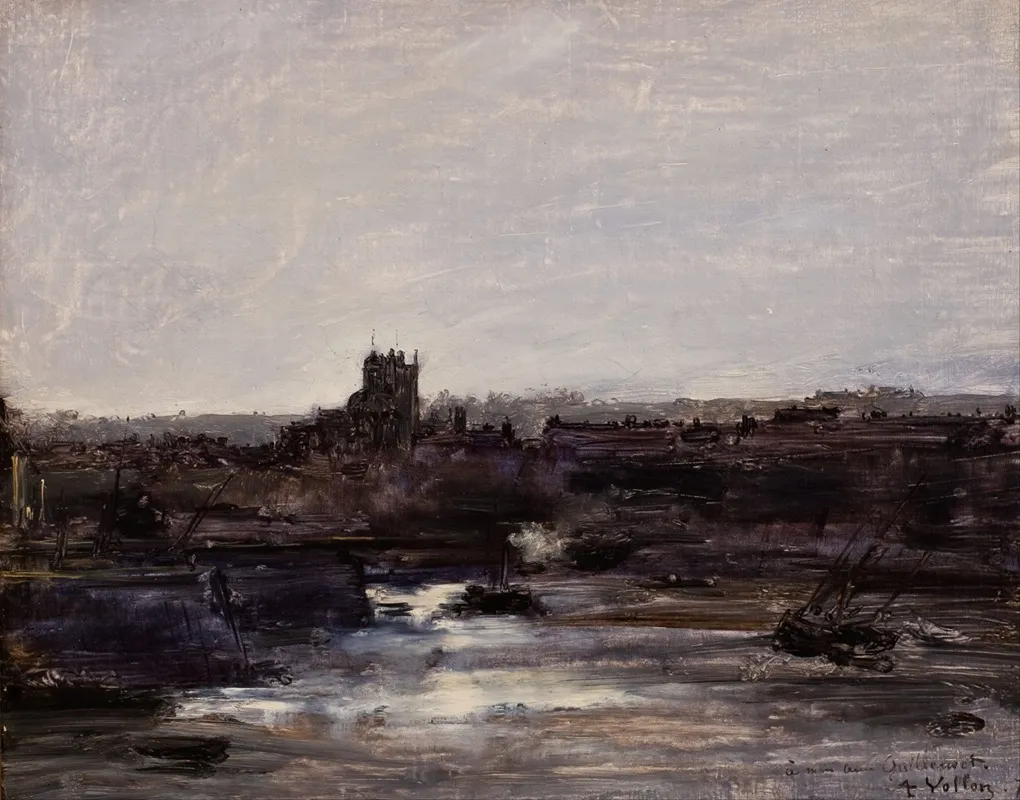 Dieppe by Antoine Vollon - Canvas Print