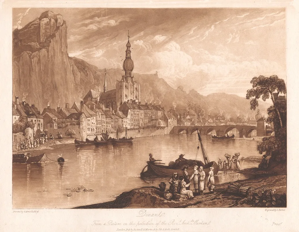 Dinant 4 by George Arnald - Canvas Print