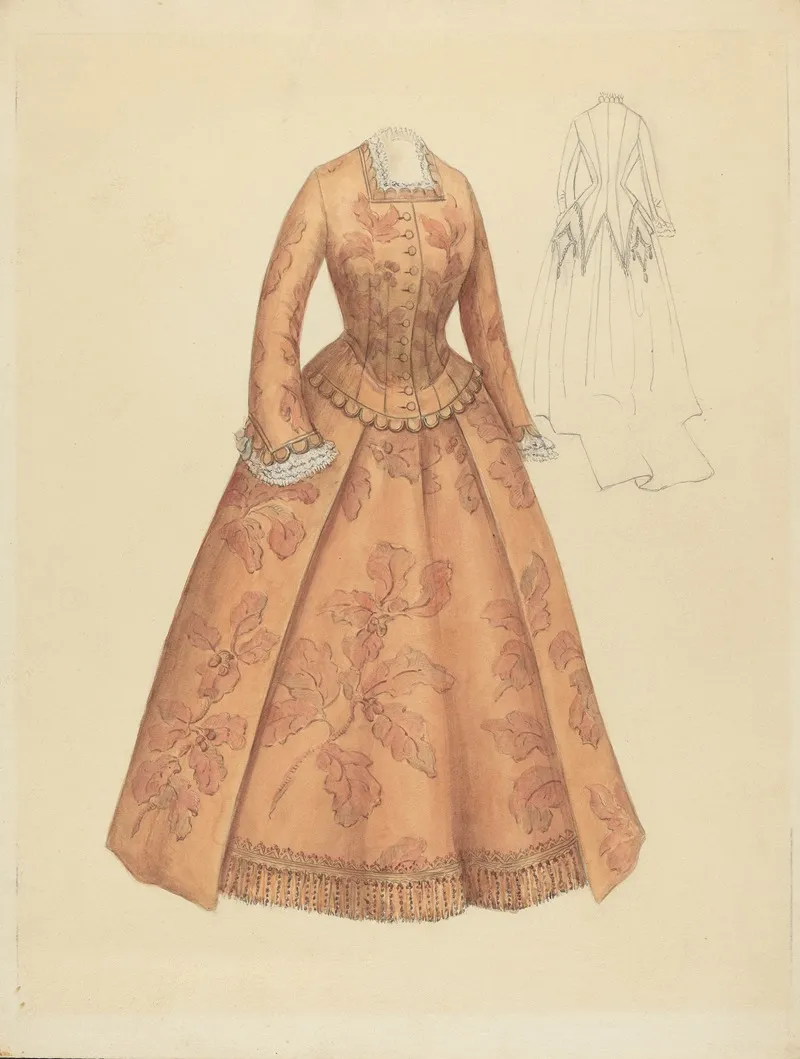 Dinner Dress by Hedwig Emanuel - Canvas Print