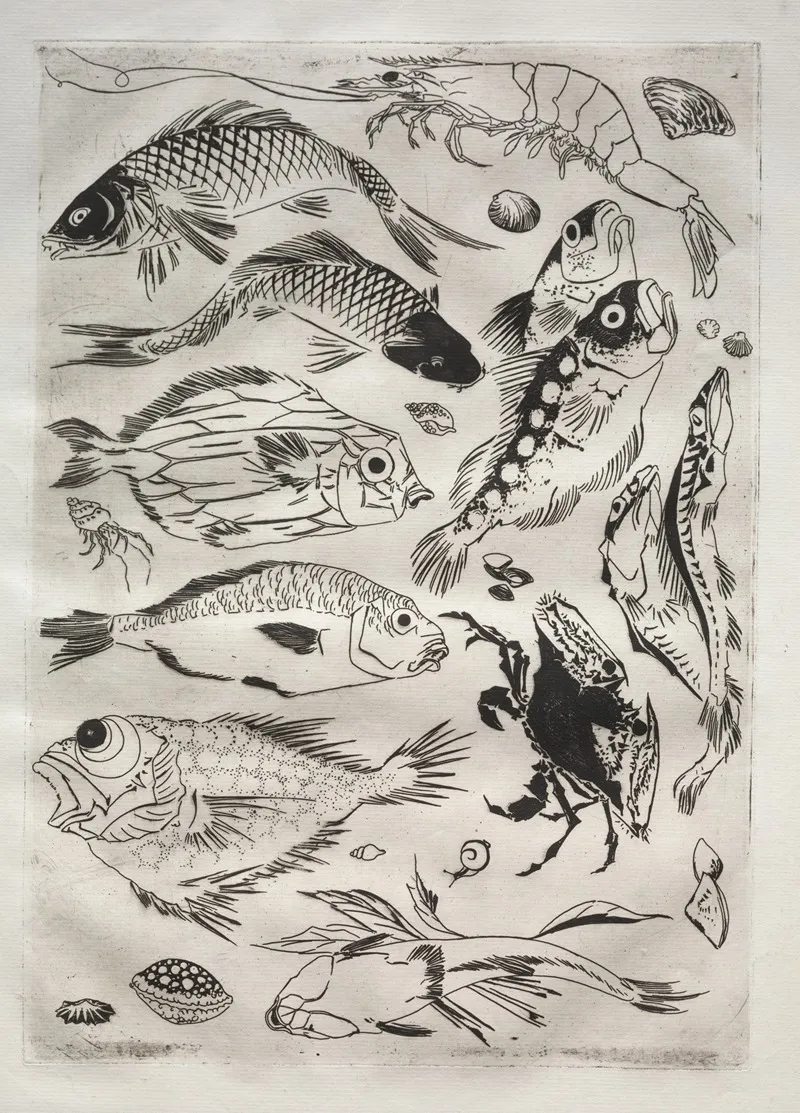 Dinner Service Rousseau Service Fish No 24