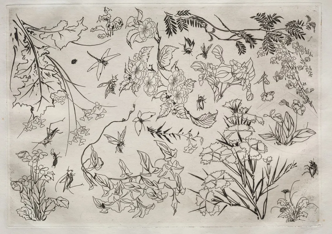 Dinner Service Rousseau Service Flowers No 22