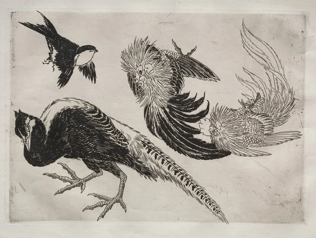 Dinner Service Rousseau Service Pheasants And Bird No 18