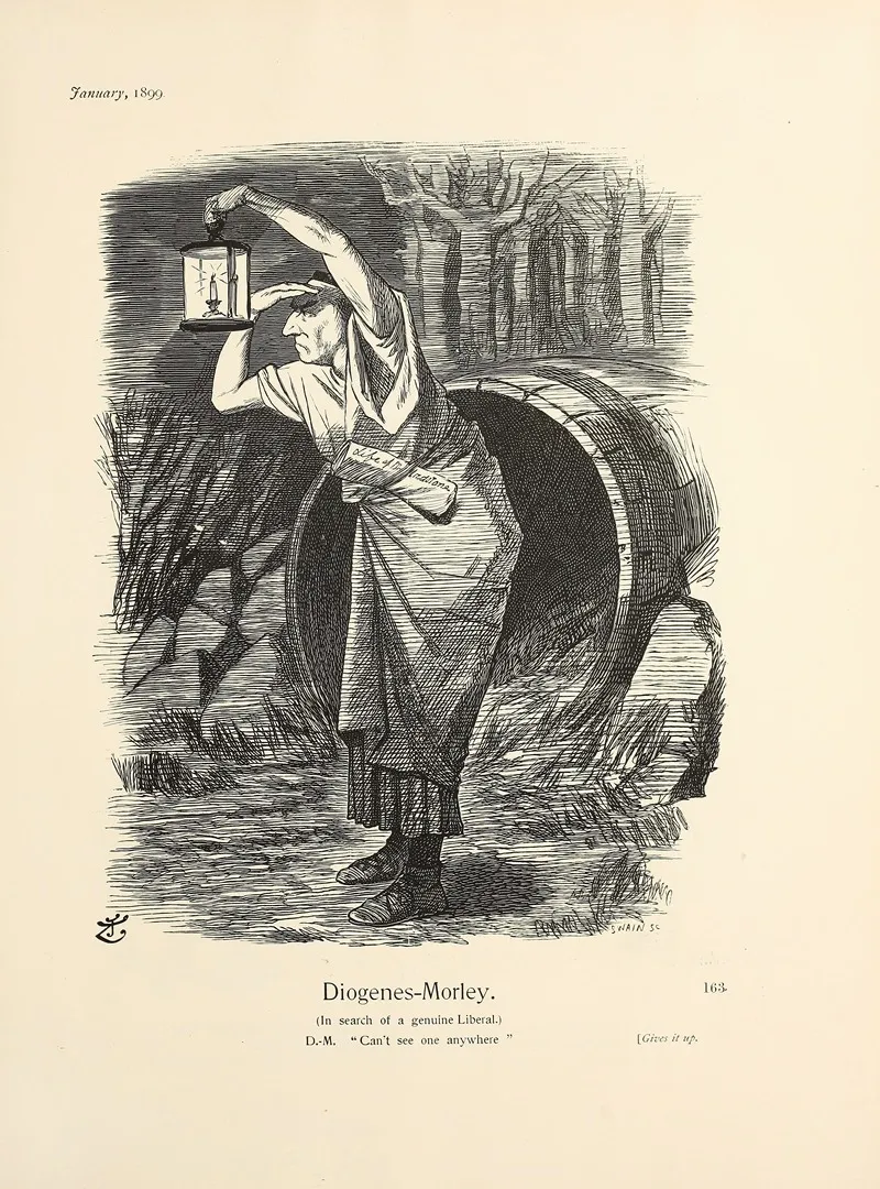 Diogenes Morley by Sir John Tenniel - Canvas Print