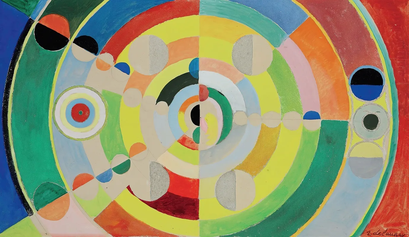 Disc Relief by Robert Delaunay - Canvas Print