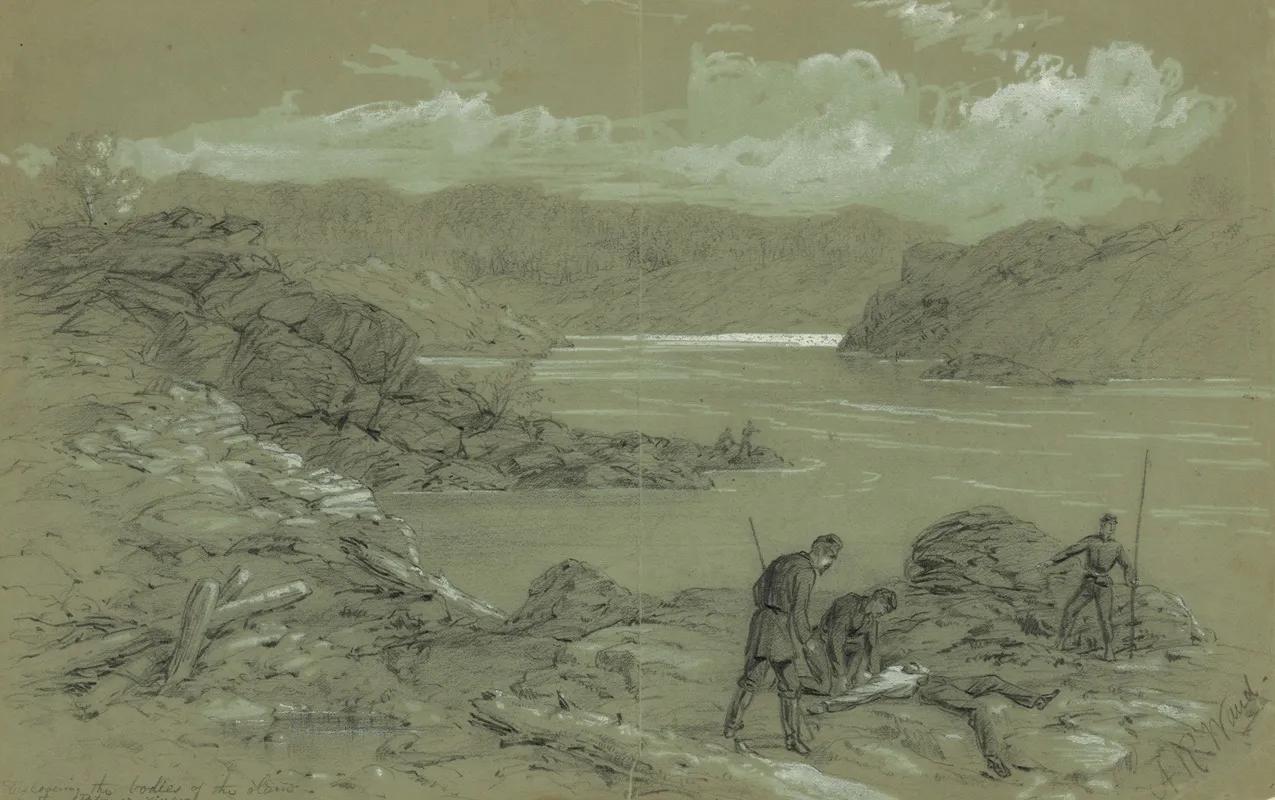 Discovering The Bodies Of The Slain In The Potomac River