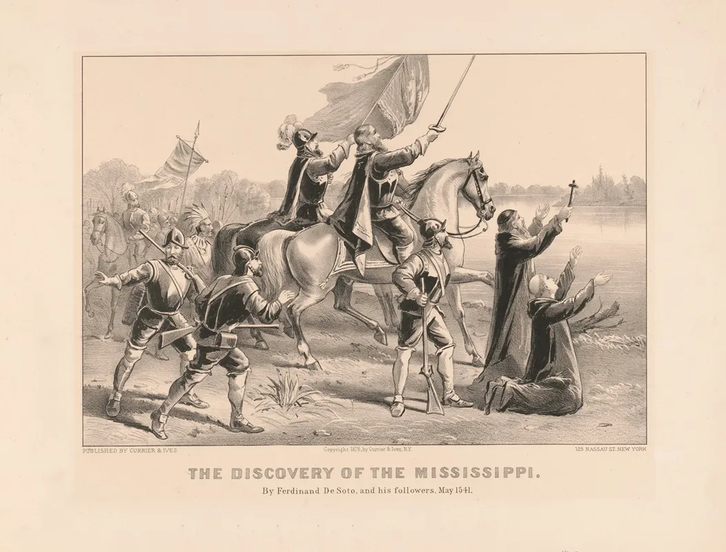 Discovery Of The Mississippi By Ferdinand De Soto And His Followers May 1541