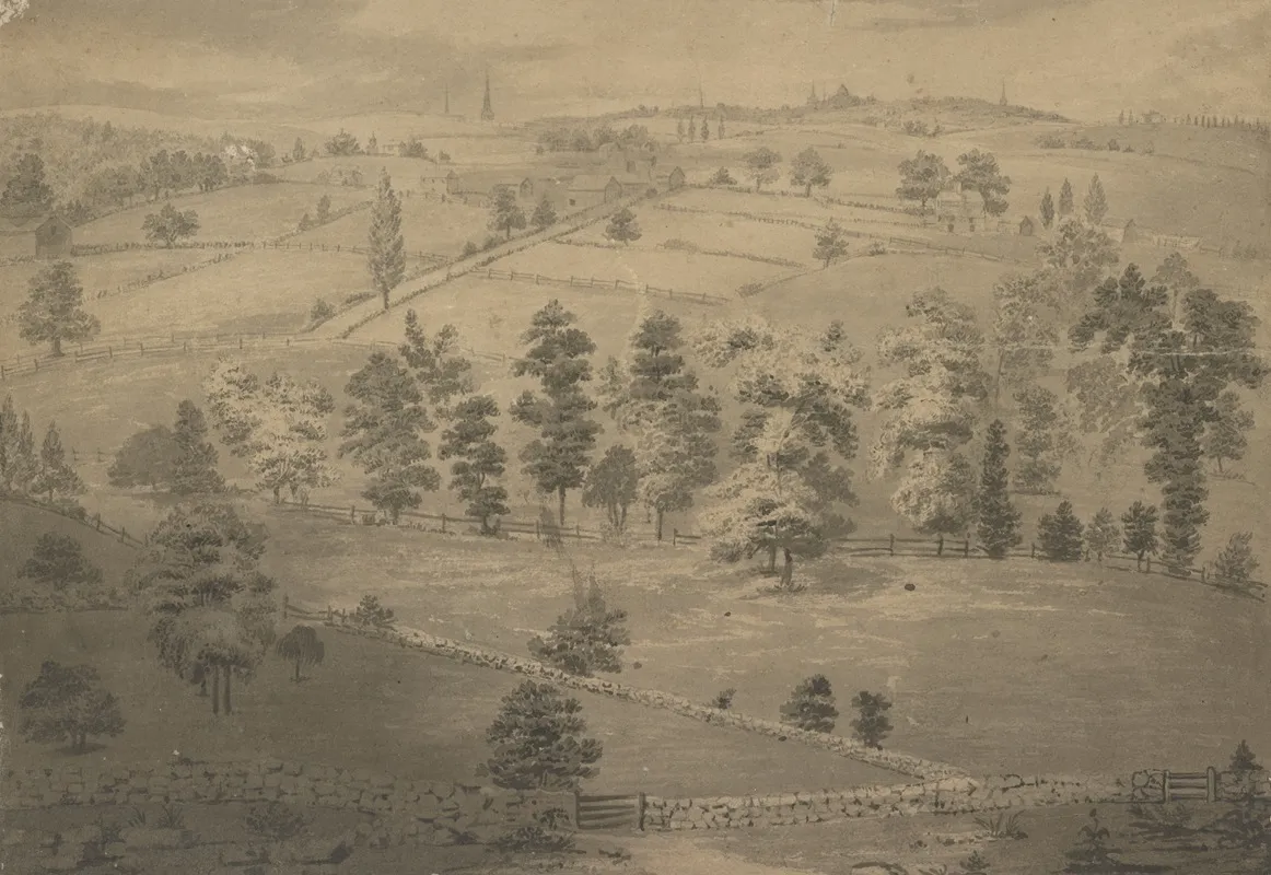 Distant View Of Boston