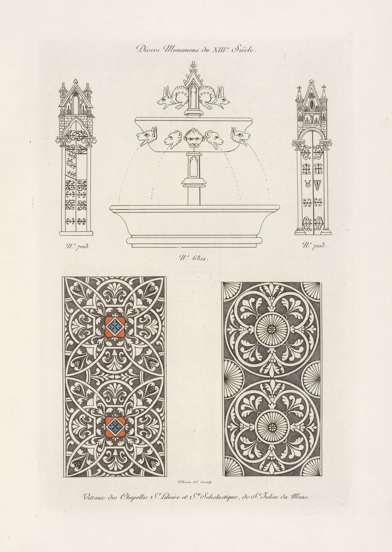 Divers Monumens Du Xiiie Siecle