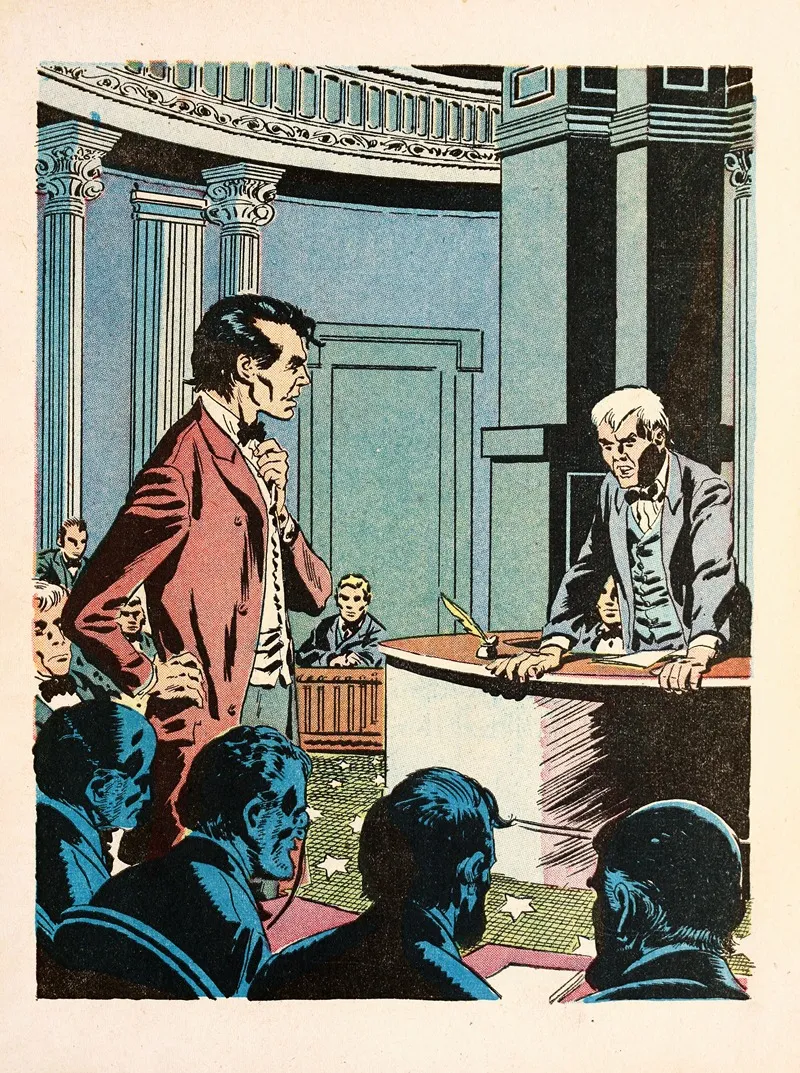 Divided by U.S. Information Agency - Canvas Print