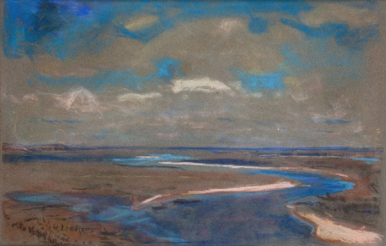 Dniepr by Jan Stanisławski - Canvas Print