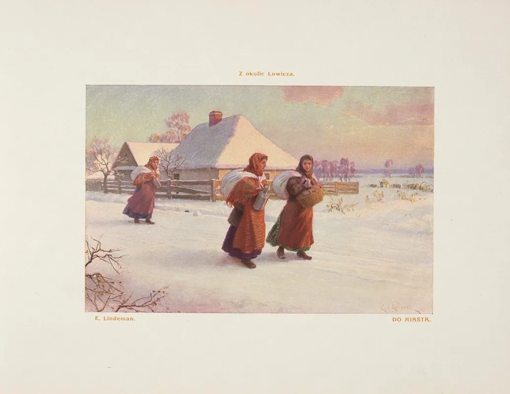 Do Miasta by Emil Lindeman - Canvas Print