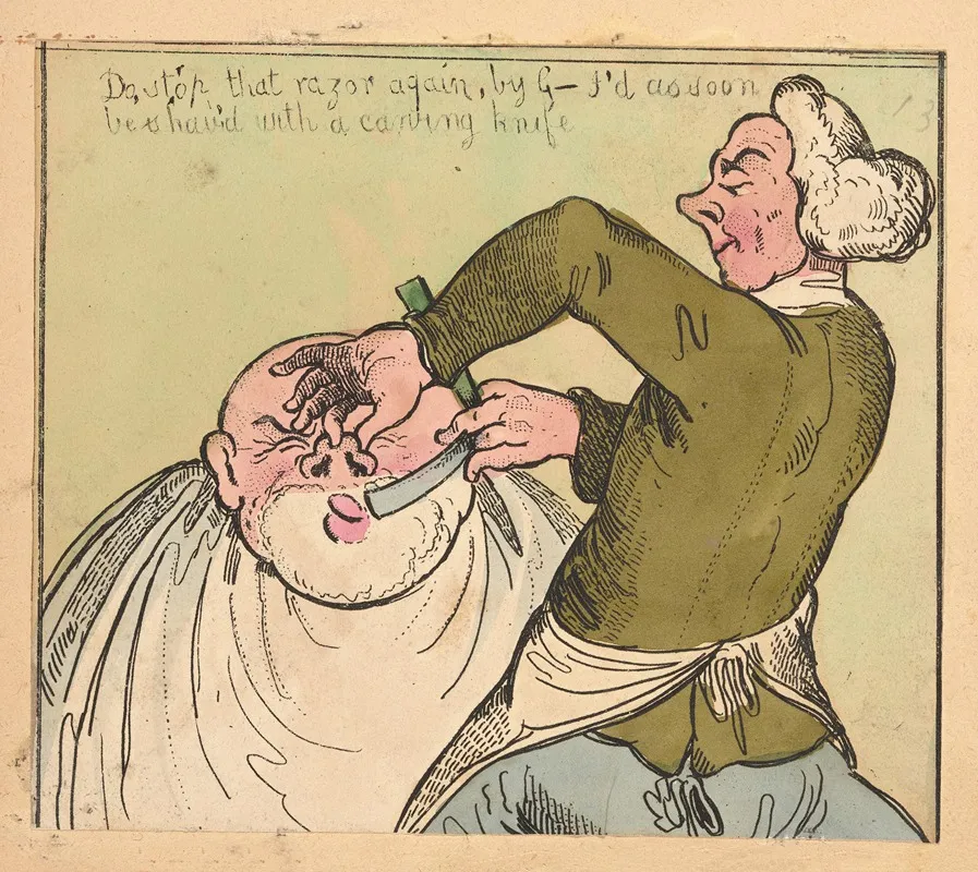 Do Stop That Razor Again By G Id As Soon Be Shavd With A Carving Knife