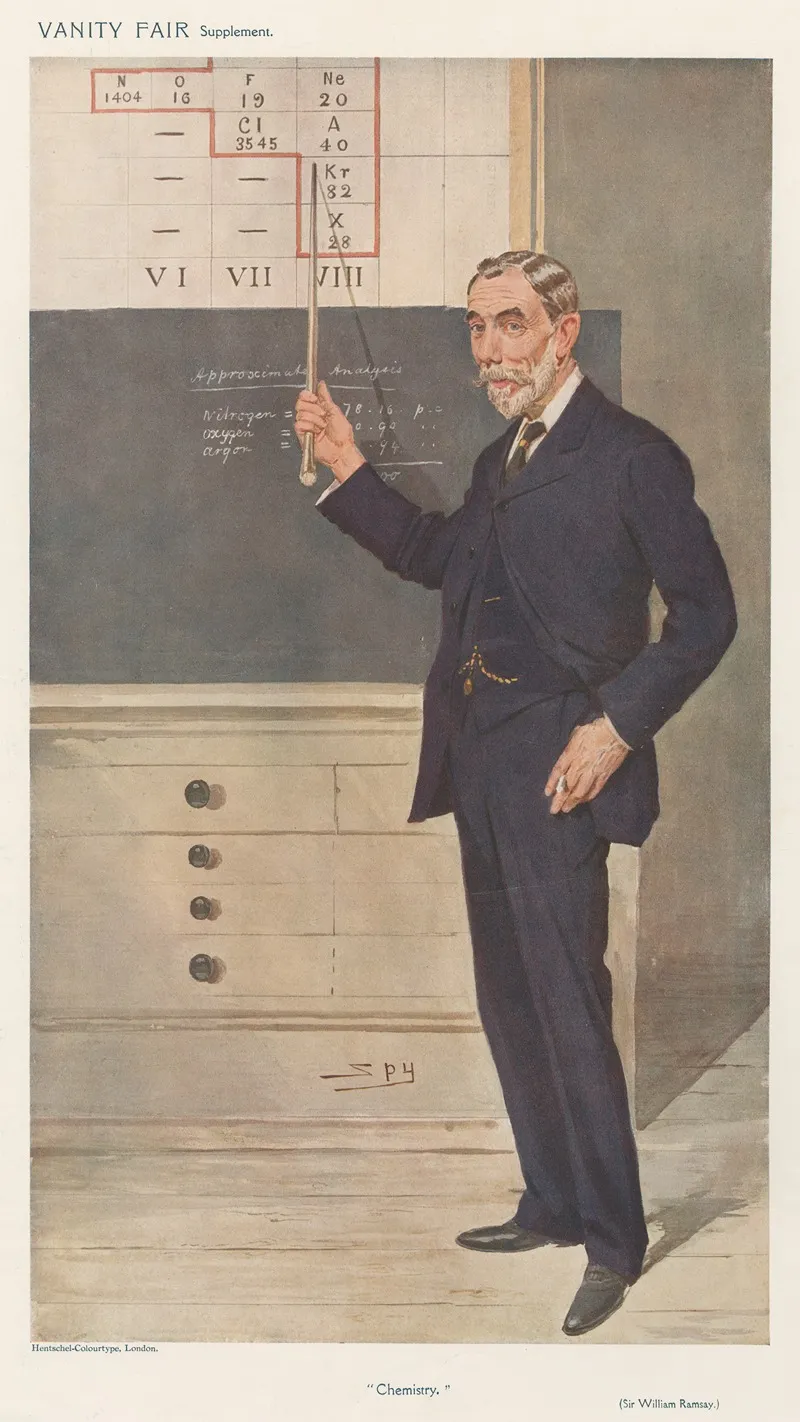 Doctors And Scientists Chemistry Sir William Ramsay 2 December 1908