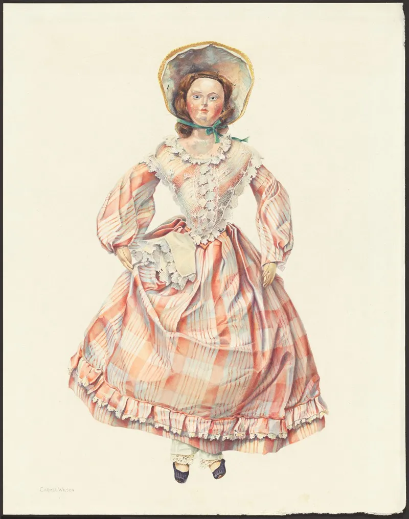 Doll 11 by Carmel Wilson - Canvas Print