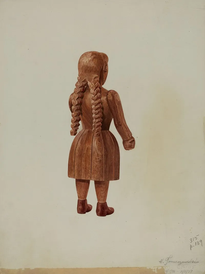 Doll 37 by Henry Tomaszewski - Canvas Print