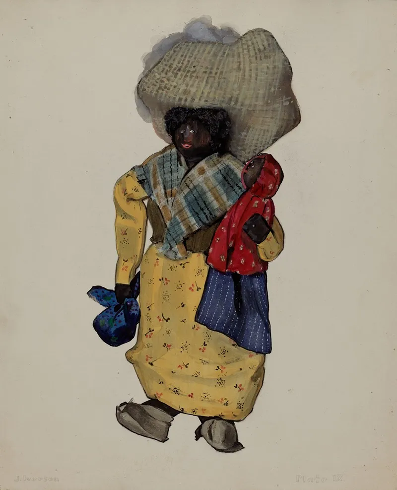 Doll 42 by Jane Iverson - Canvas Print