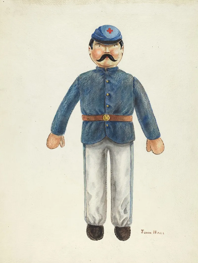 Doll 44 by John Hall - Canvas Print