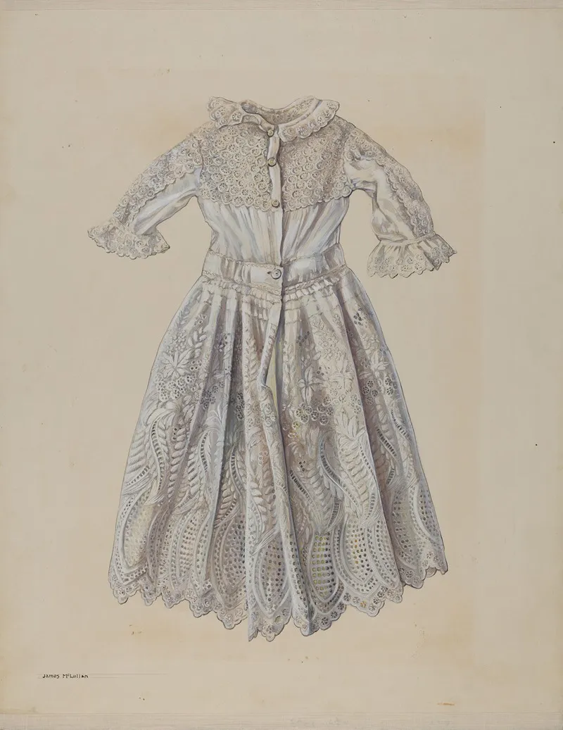 Doll Dress by James McLellan - Canvas Print