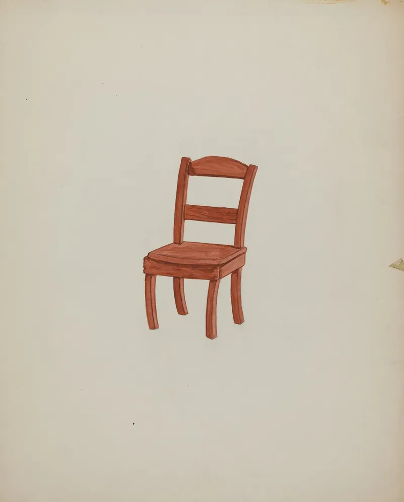 Doll Furniture Chair by Ellen Duncan - Canvas Print