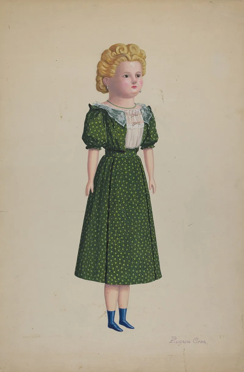 Doll Lily May by Eugene Croe - Canvas Print