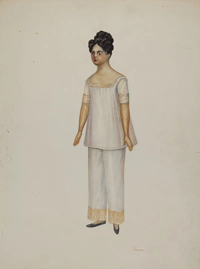 Doll Lydia Sherman 2 by Josephine C. Romano - Canvas Print