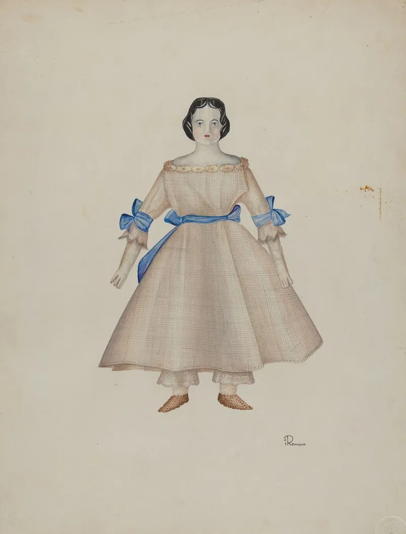 Doll Mary by Josephine C. Romano - Canvas Print