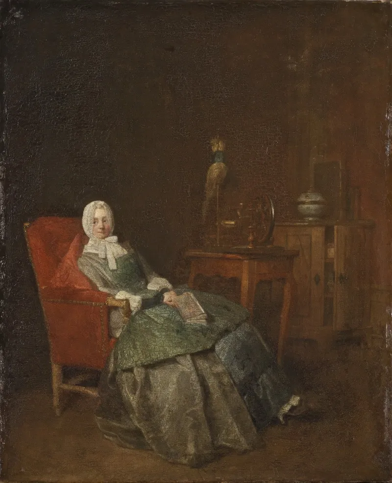 Domestic Pleasures by Jean Siméon Chardin - Canvas Print