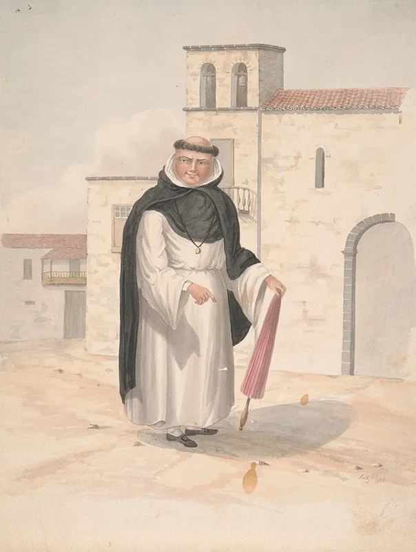 Dominican Friar by Alfred Diston - Canvas Print