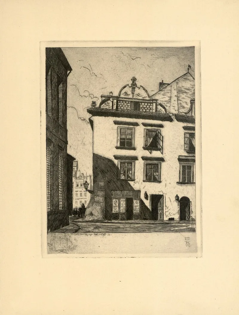 Domy Na Kanoniach by Tadeusz Cieślewski - Canvas Print