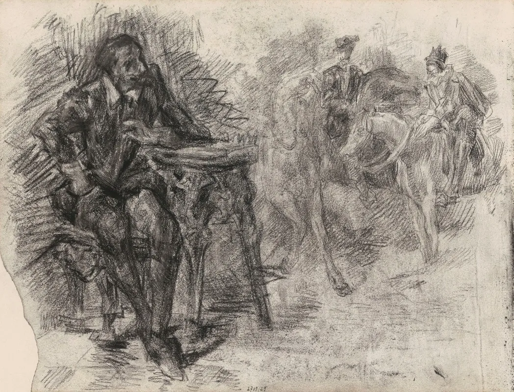 Don Quixote 36 by James Ensor - Canvas Print