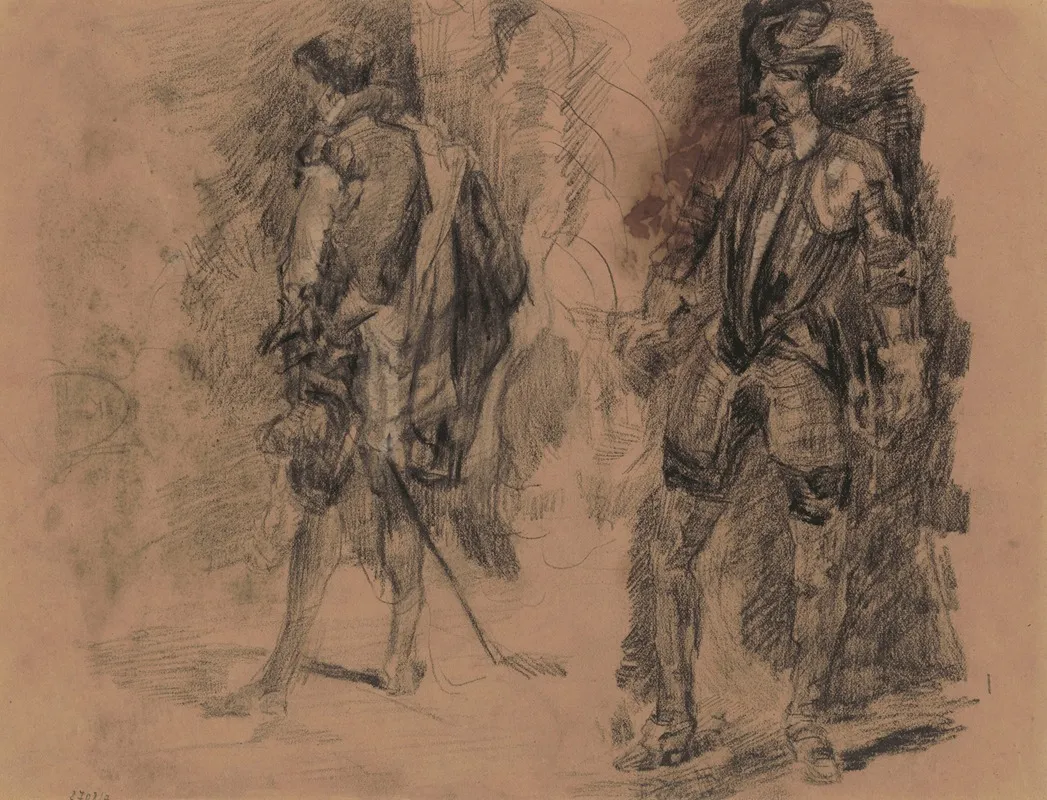 Don Quixote 38 by James Ensor - Canvas Print