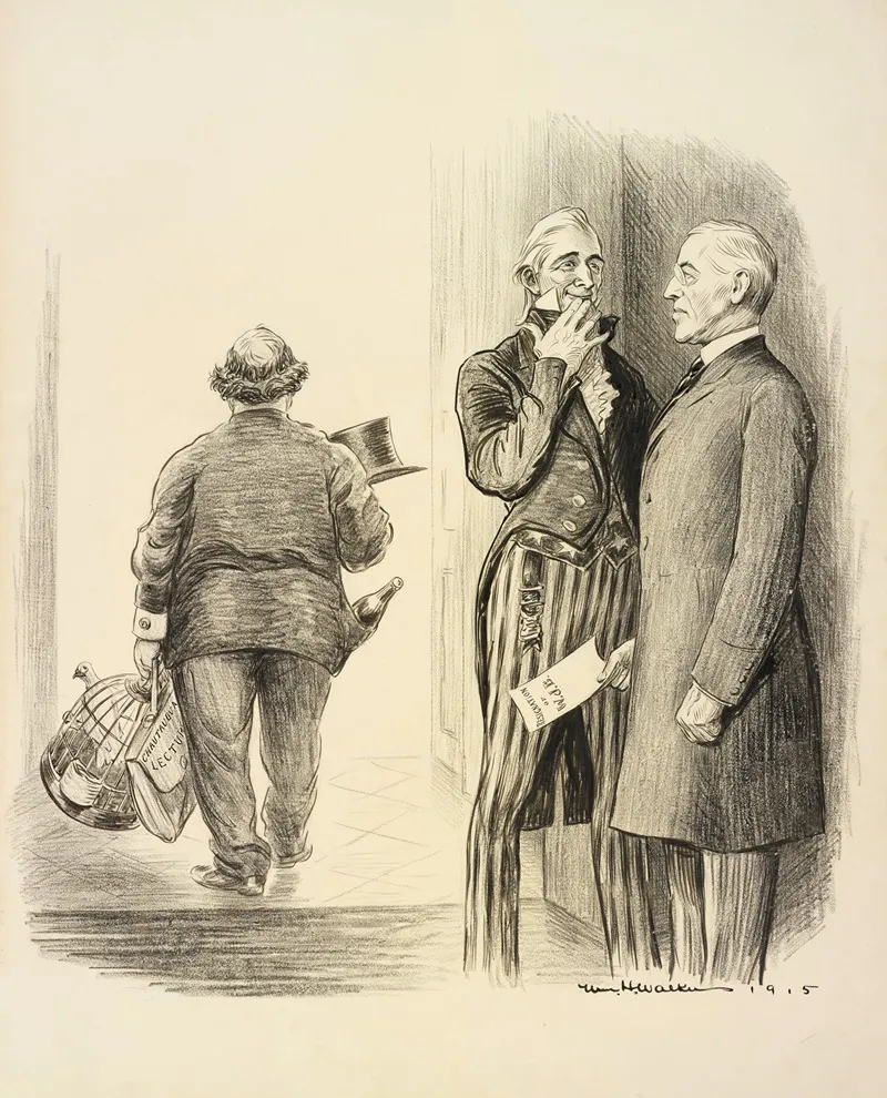 Dont Make Me Laugh by William Henry Walker - Canvas Print