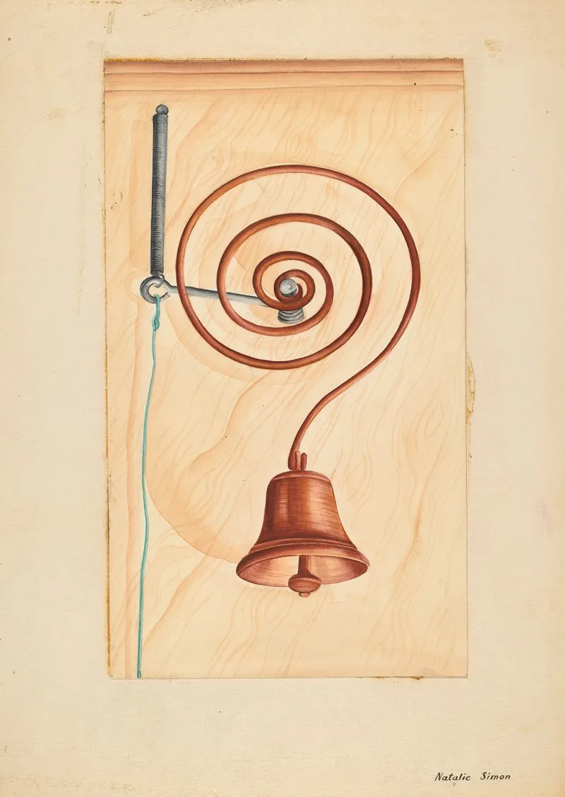 Door Bell by Natalie Simon - Canvas Print