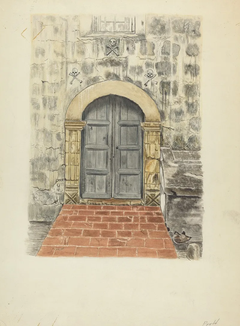 Doorway And Doors 2 by Albert Pratt - Canvas Print