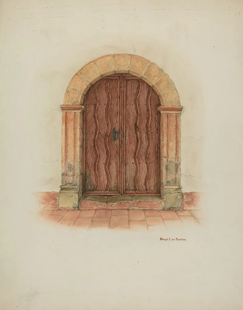 Doorway And Doors 4 by R.J. De Freitas - Canvas Print