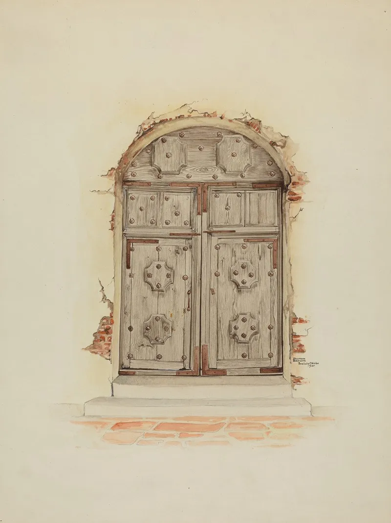 Doorway by Dayton Brown - Canvas Print