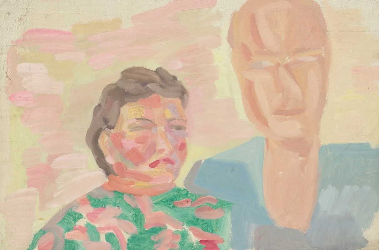 Doppelbildnis Studie